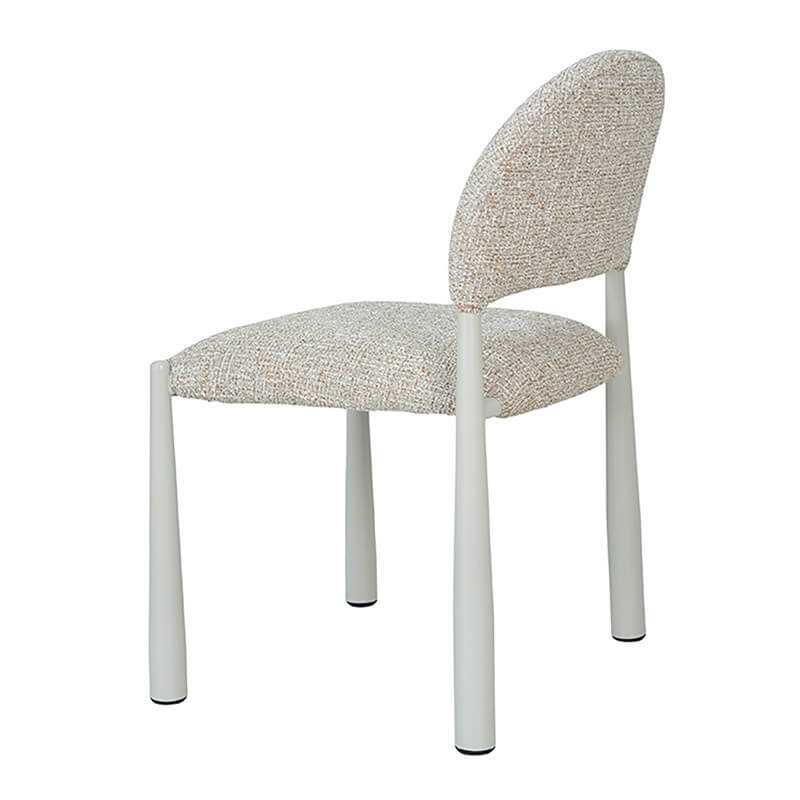 Amalfi Coastal Modern Metal Autumn Fabric Dining Chairs | Autumn 