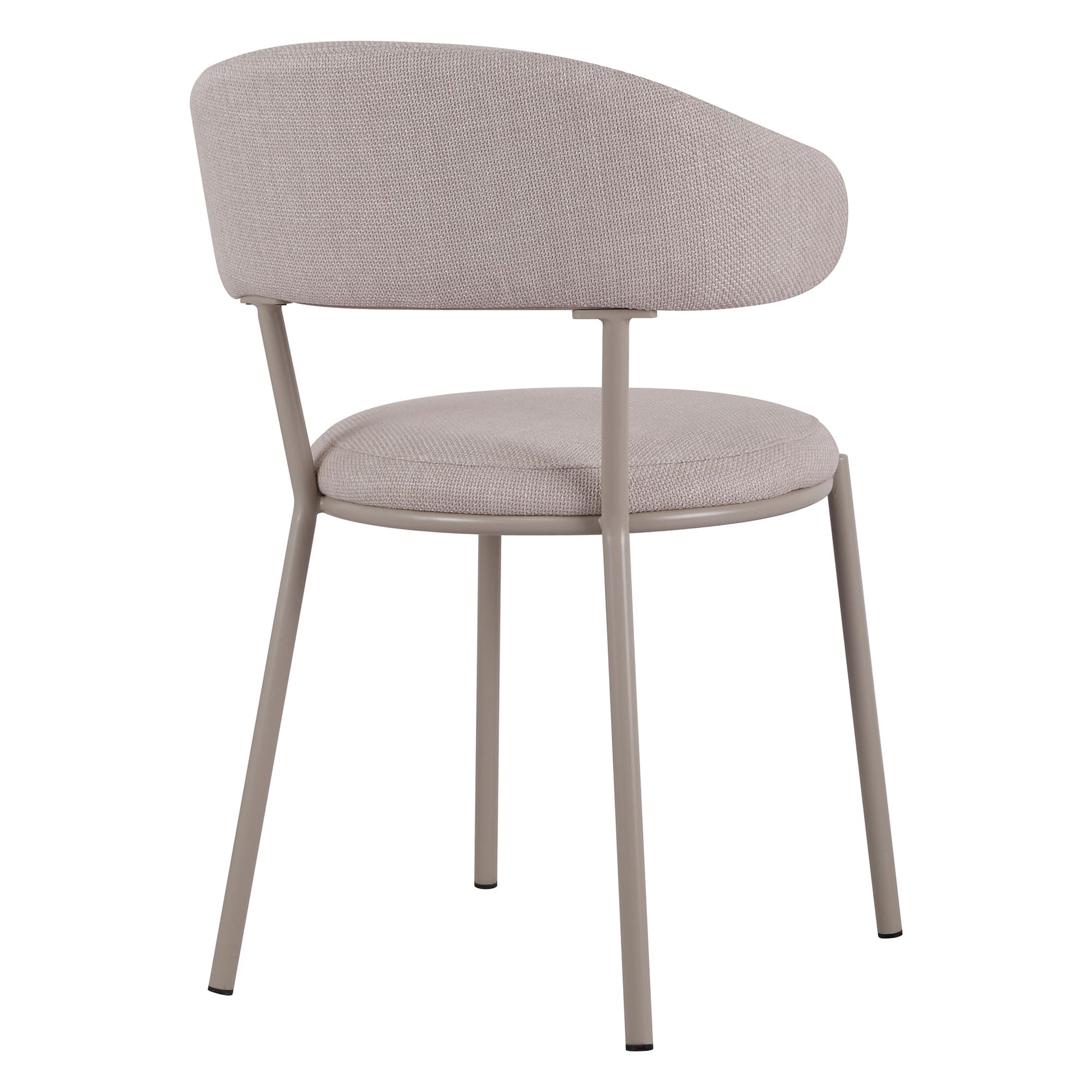 Arles | Shell Plum Fabric Modern Dining Chairs | Set Of 2 | Shell