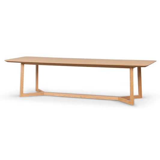Aspendale | Natural 2.95m Rectangular Wooden Dining Table
