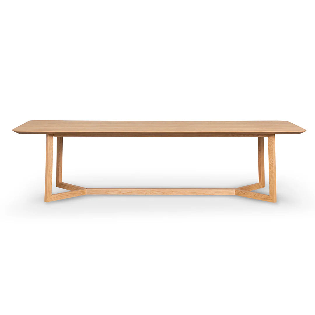 Aspendale | Natural 2.95m Rectangular Wooden Dining Table