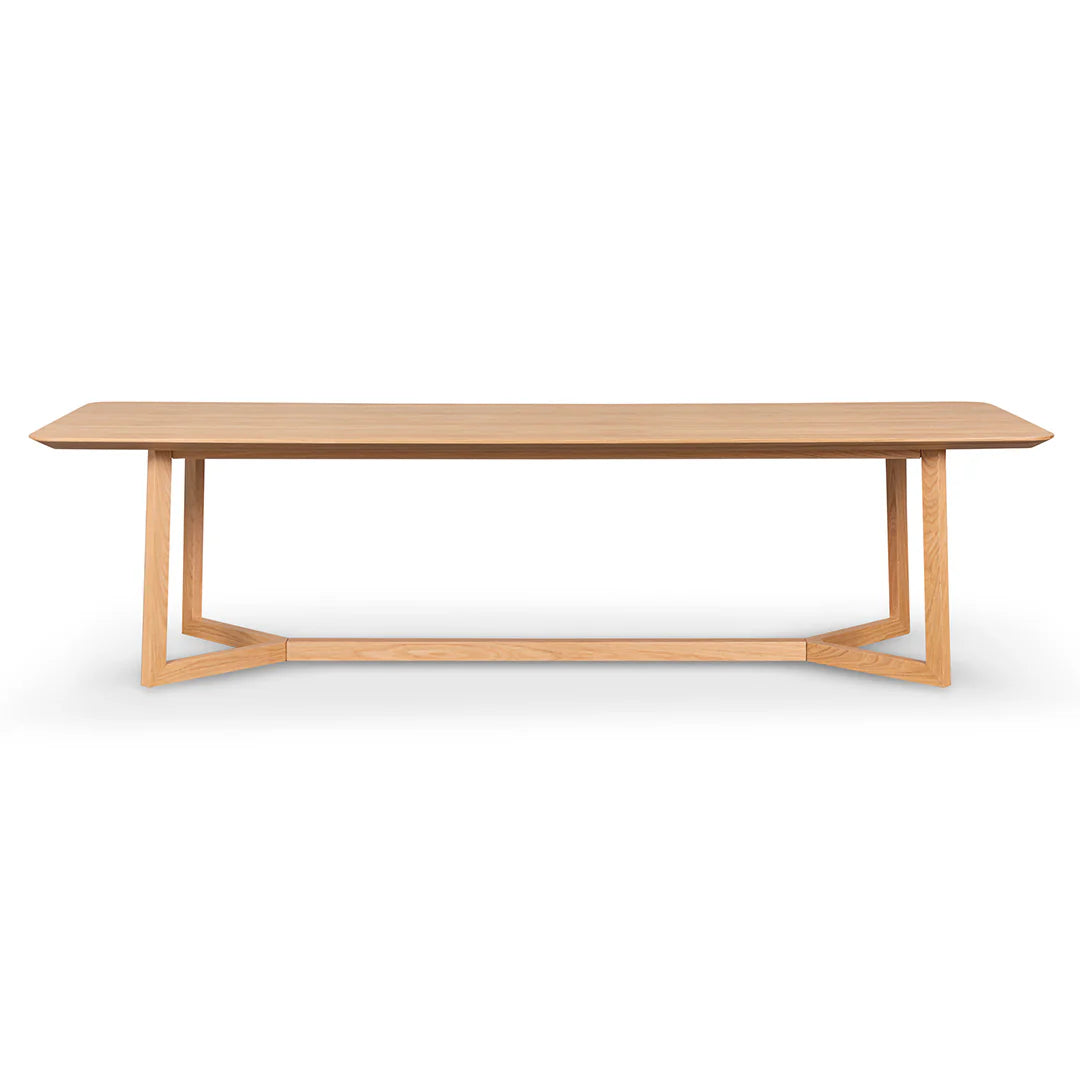 Aspendale | Natural 2.95m Rectangular Wooden Dining Table