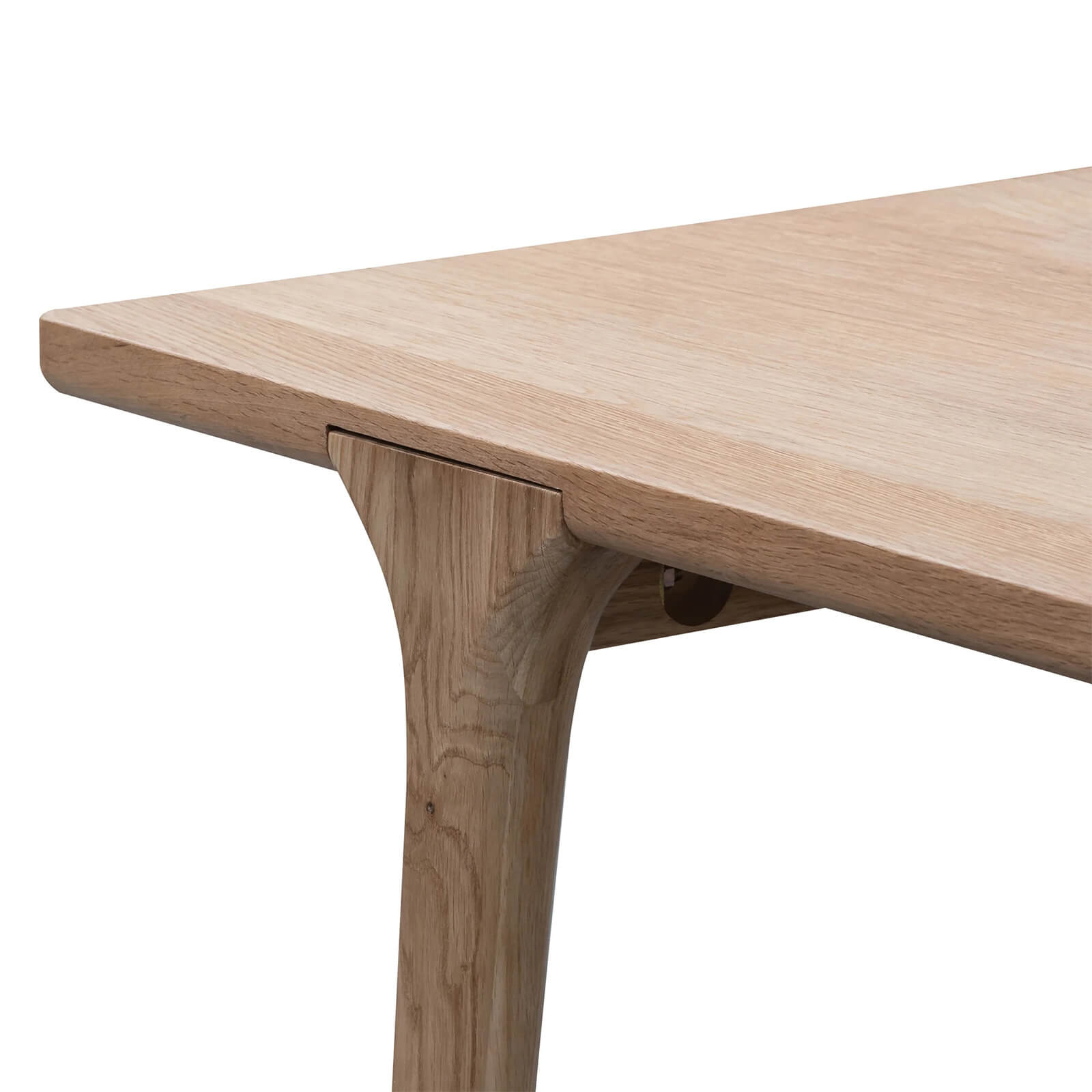 Auburn | Natural Oak 2.2m Wooden Rectangular Dining Table | Natural