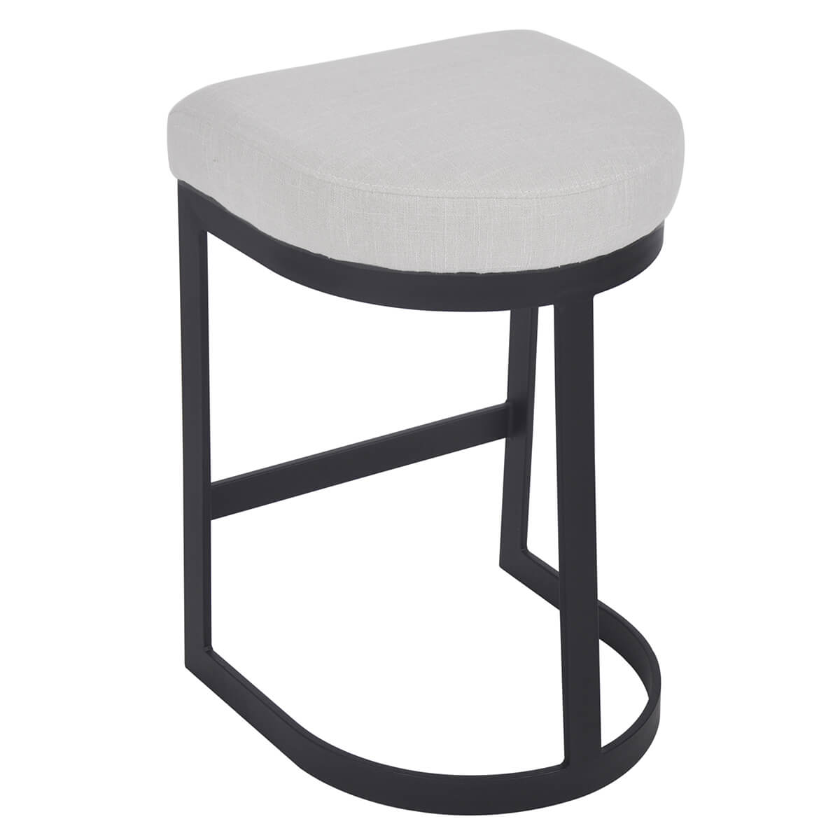 Barnard | Modern Metal Fabric Bar Stools