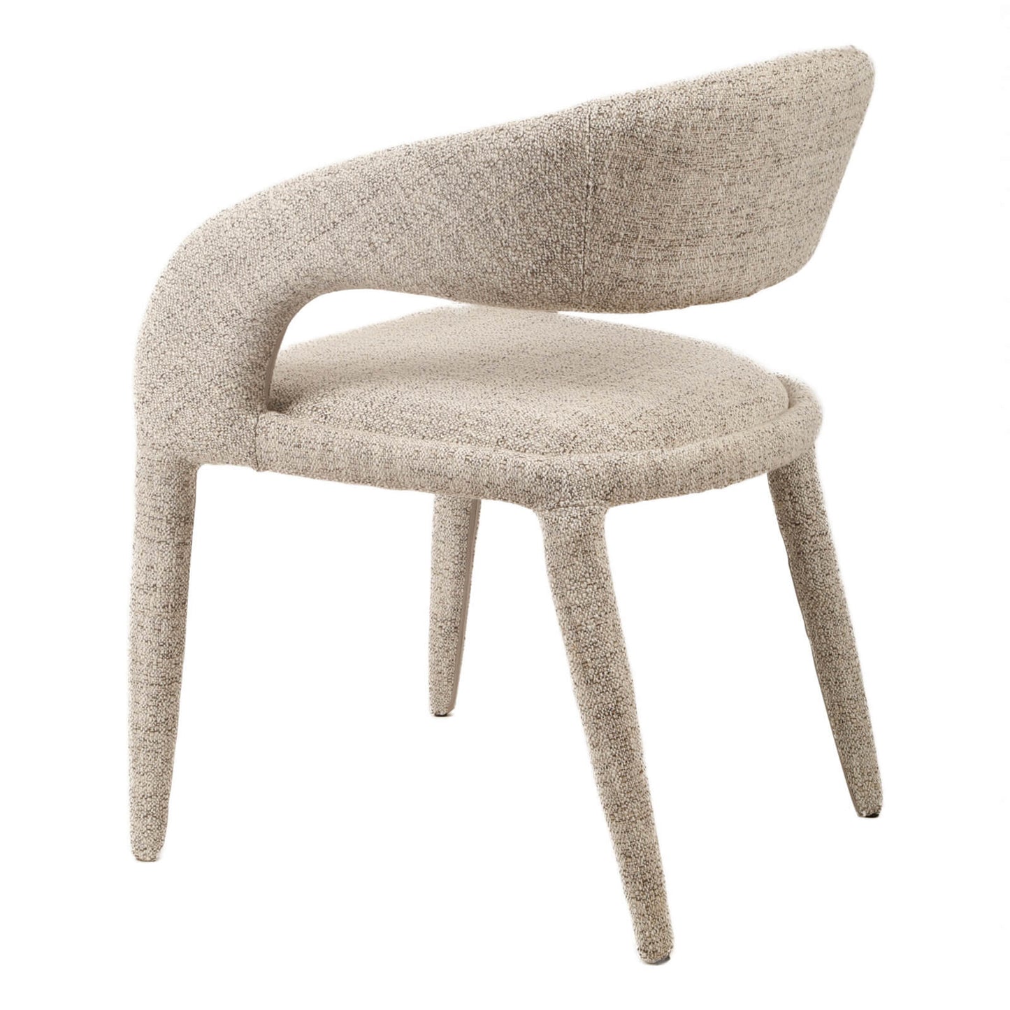 Bellerose | Modern Seafoam Fabric Dining Chair | Beige