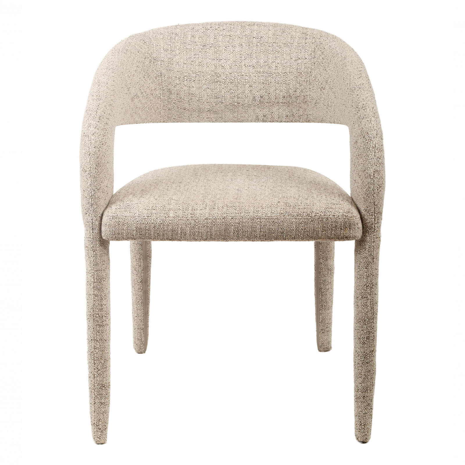 Bellerose | Modern Seafoam Fabric Dining Chair | Beige