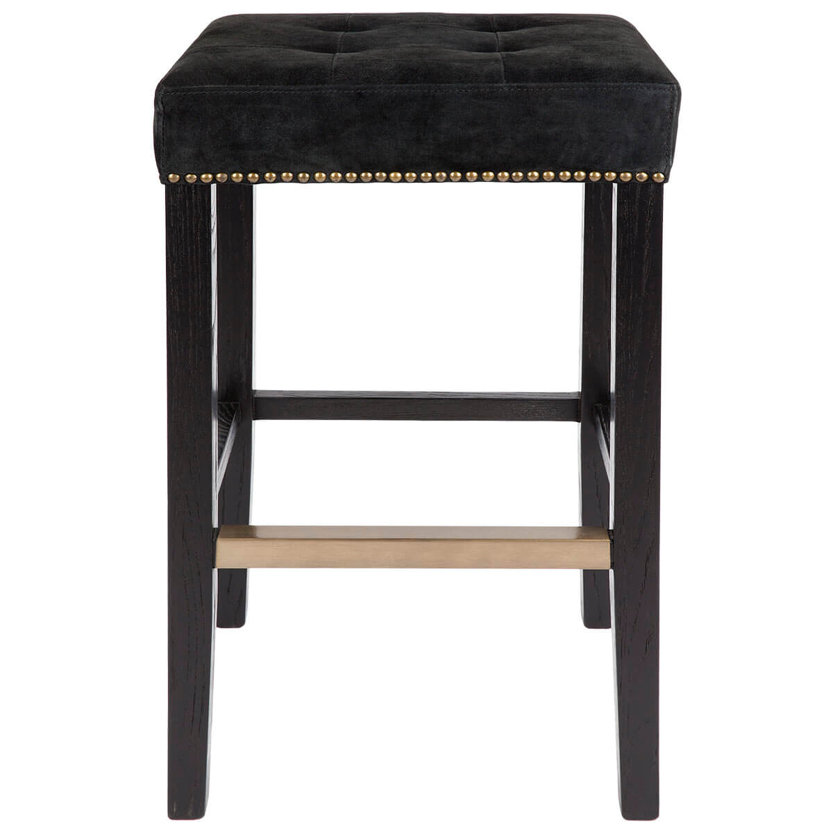 Bristol | French Provincial 76.5 cm Wooden Backless Bar Stool | Black