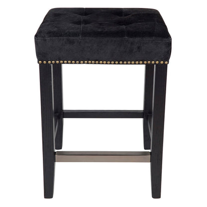 Bristol | French Provincial 66.5 cm Wooden Backless Bar Stool | Black