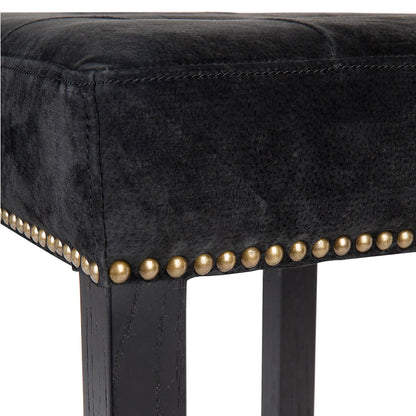 Bristol | French Provincial 66.5 cm Wooden Backless Bar Stool | Black