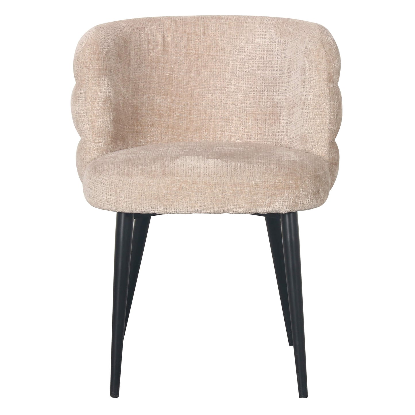 Brookvale Latte Moss Fabric Modern Dining Chair | Latte