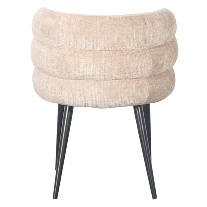 Brookvale Latte Moss Fabric Modern Dining Chair | Latte