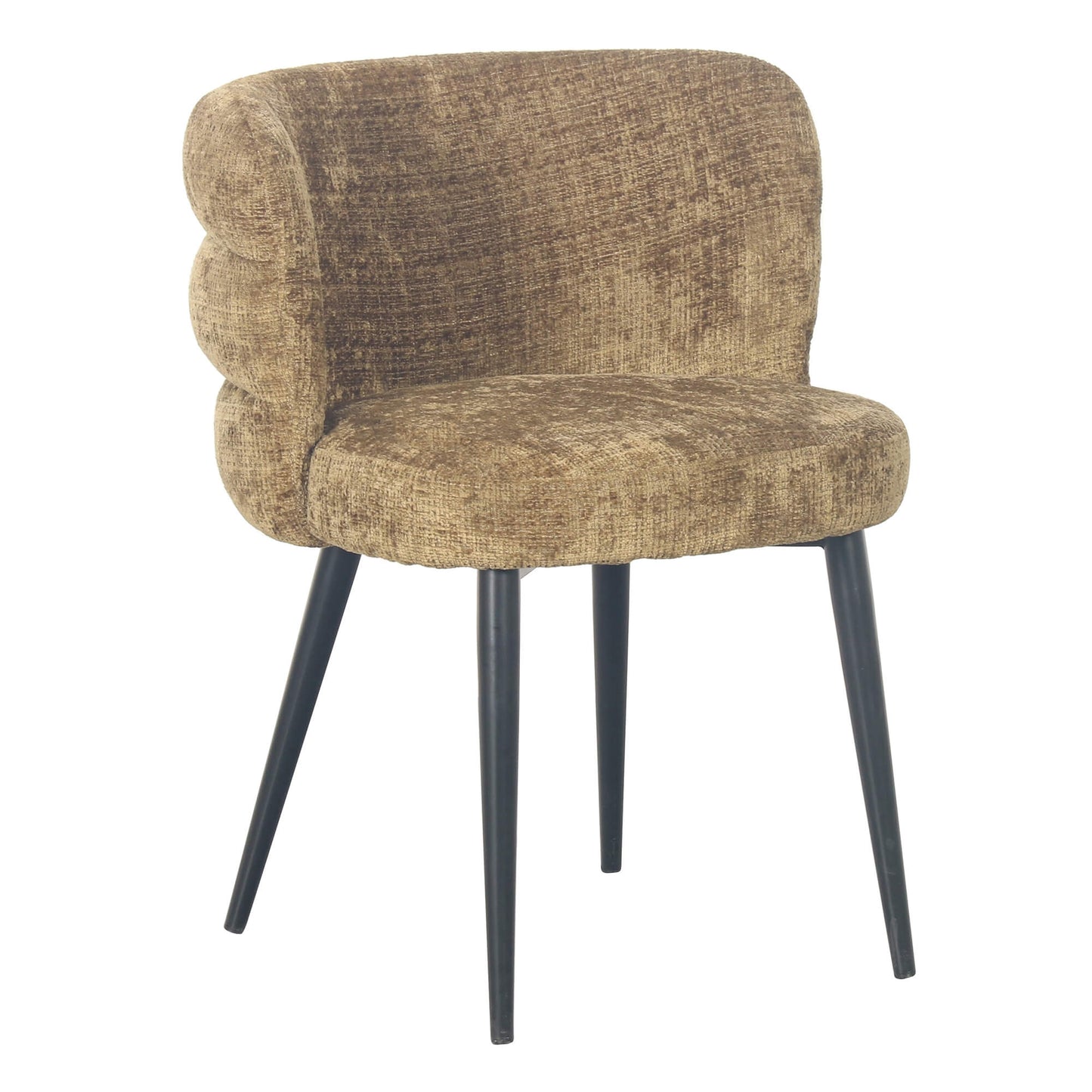 Brookvale Latte Moss Fabric Modern Dining Chair | Moss