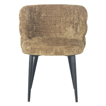 Brookvale Latte Moss Fabric Modern Dining Chair | Moss