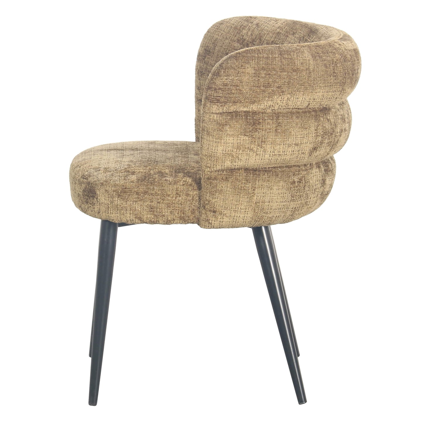 Brookvale Latte Moss Fabric Modern Dining Chair | Moss