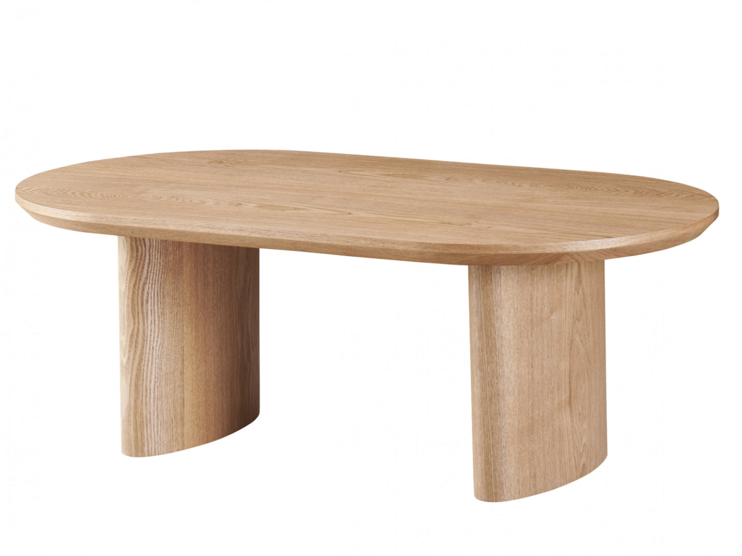 Callula | Coastal Natural Oval 2.2m Wooden Dining Table | Natural