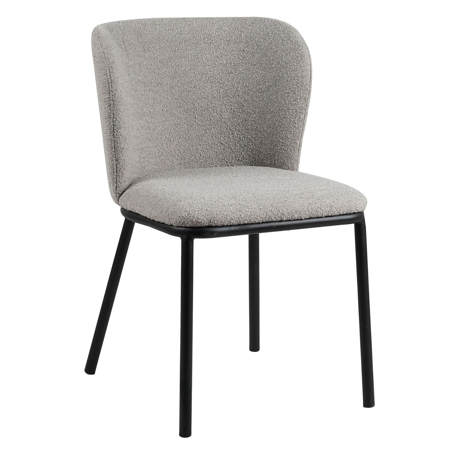 Canterbury | Latte White Fabric Modern Dining Chairs | Set of 2 | Latte