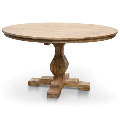 Chadwick | 1.4m Natural Wooden Round Dining Table | Natural