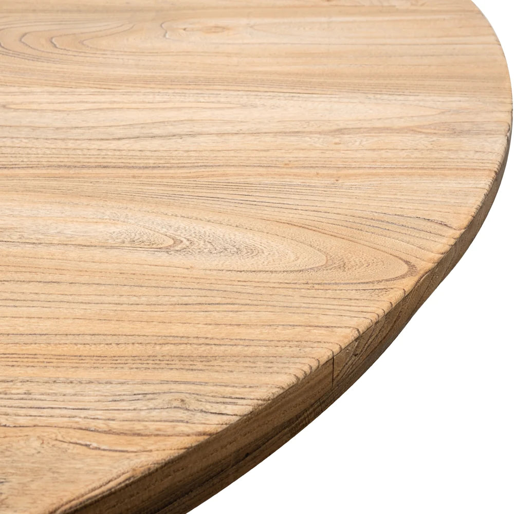 Chadwick | 1.4m Natural Wooden Round Dining Table