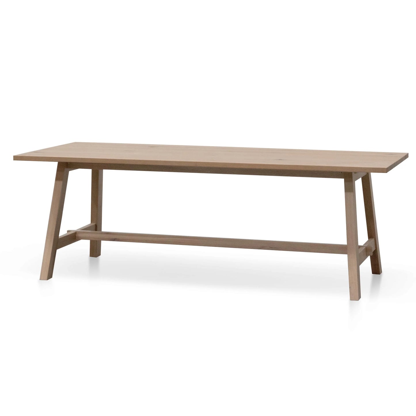 Clements | Washed Natural 2.2m Rectangular Dining Table