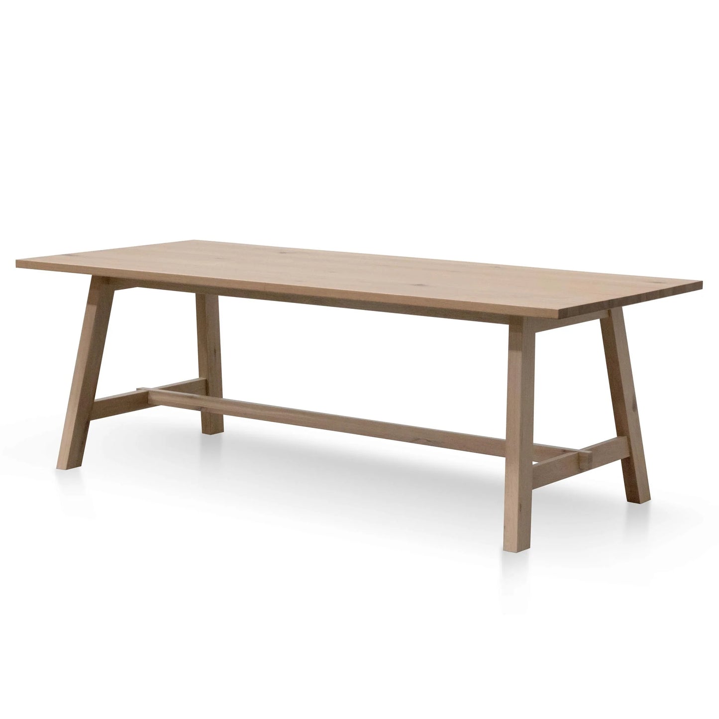 Clements | Washed Natural 2.2m Rectangular Dining Table