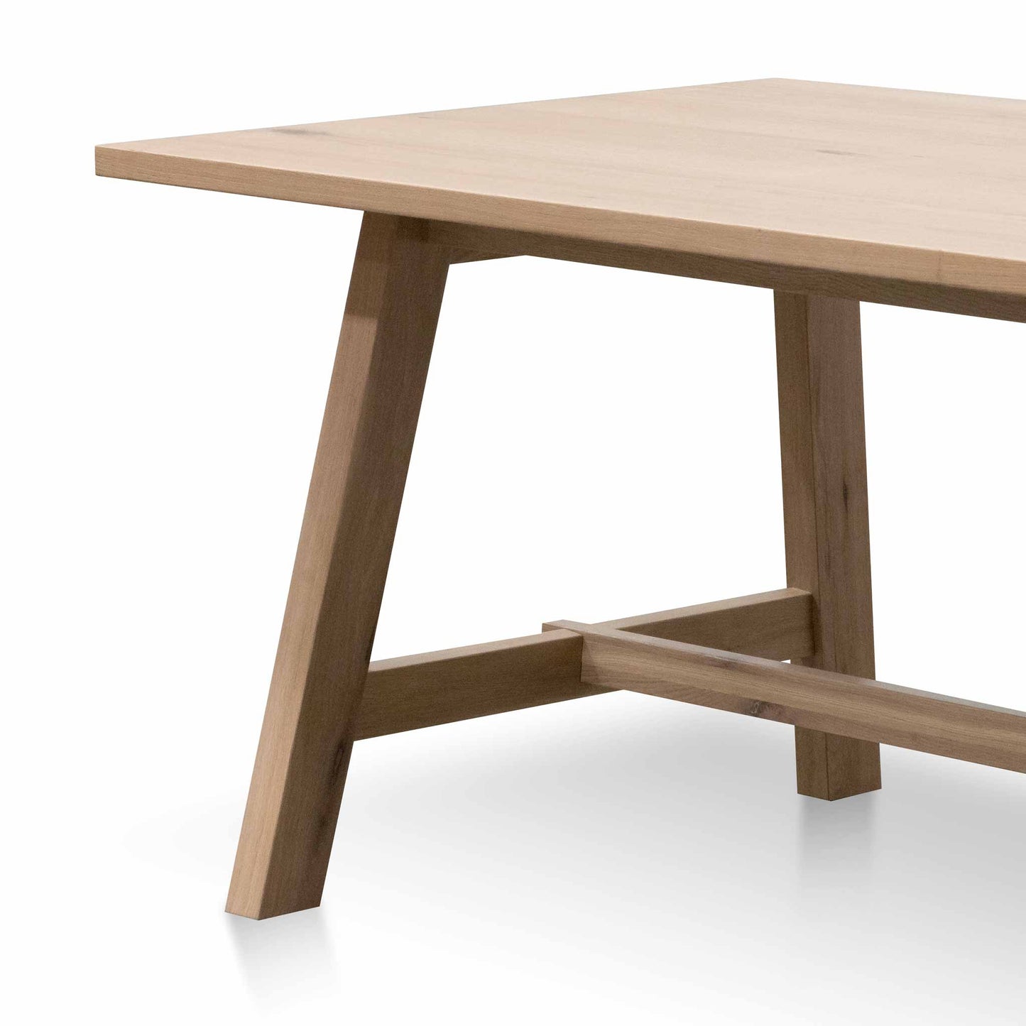 Clements | Washed Natural 2.2m Rectangular Dining Table