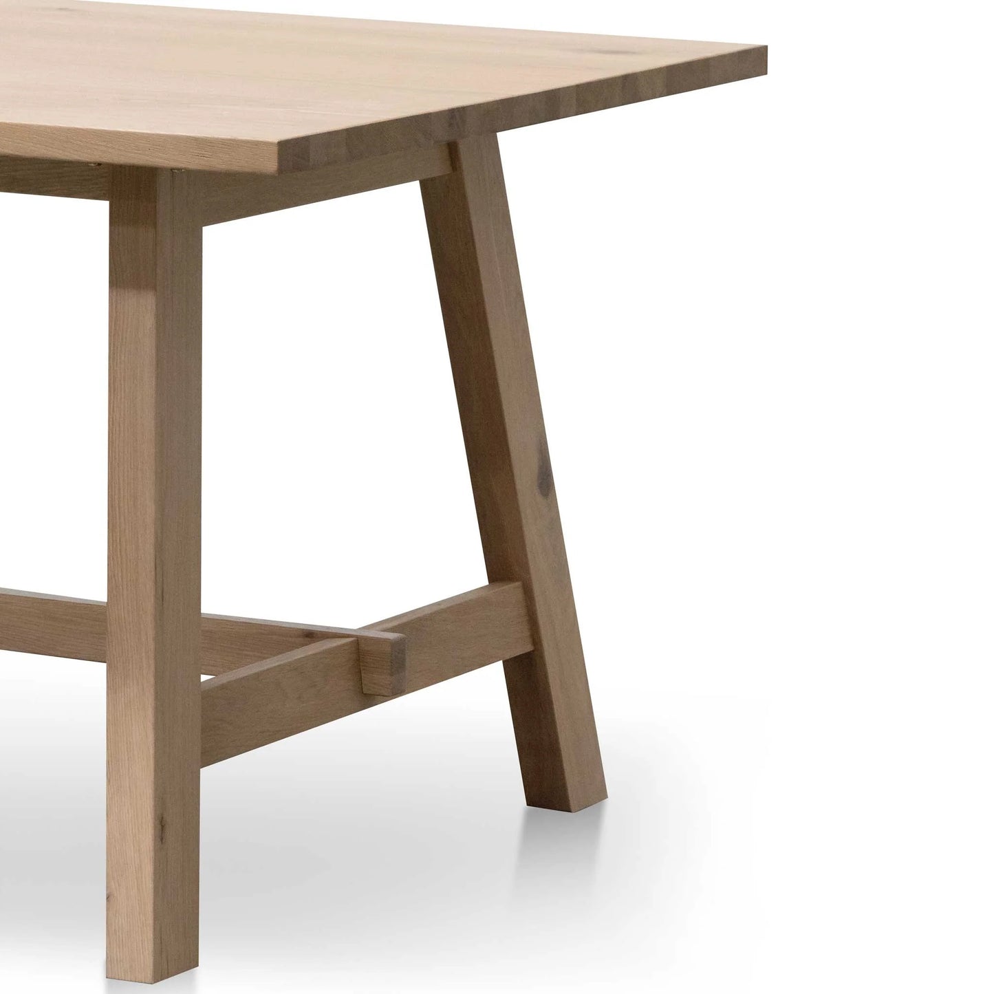 Clements | Washed Natural 2.2m Rectangular Dining Table