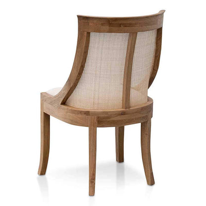 Cobberas | Natural Light Beige Coastal Wooden Dining Chairs | Set Of 2