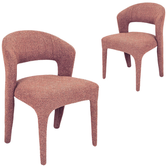 Delray | Coastal Modern Metal Fabric Dining Chairs | Sunset