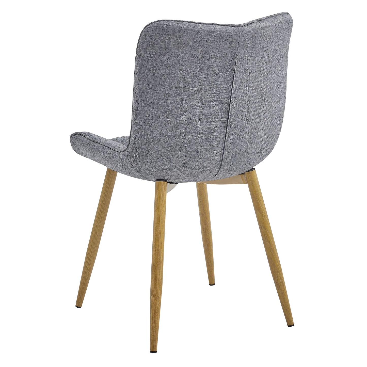 Domaine | Ash Taupe Fabric Modern Dining Chairs | Set Of 2 | Ash