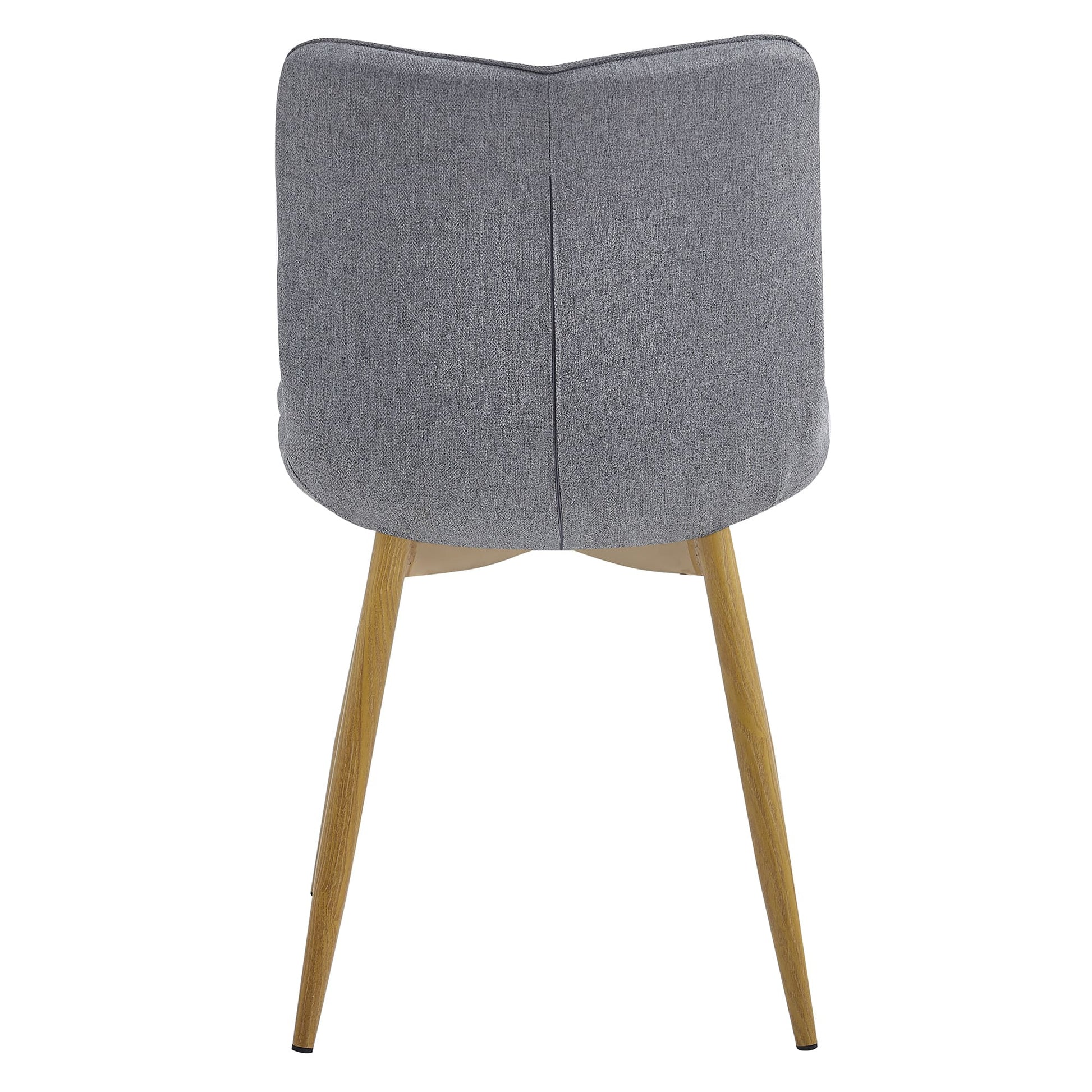 Domaine | Ash Taupe Fabric Modern Dining Chairs | Set Of 2 | Ash