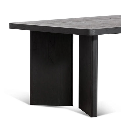 Endeavour | 2.4m 8 Seater Black Elm Wooden Rectangular Dining Table