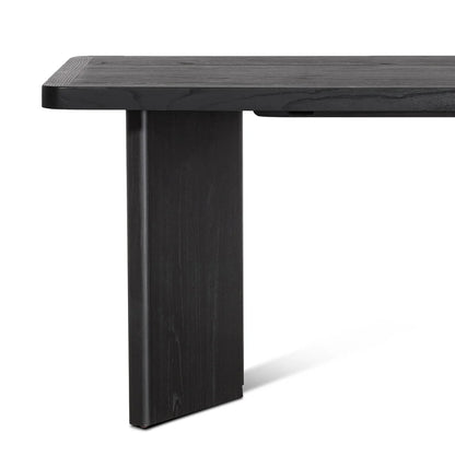 Endeavour | 2.4m 8 Seater Black Elm Wooden Rectangular Dining Table