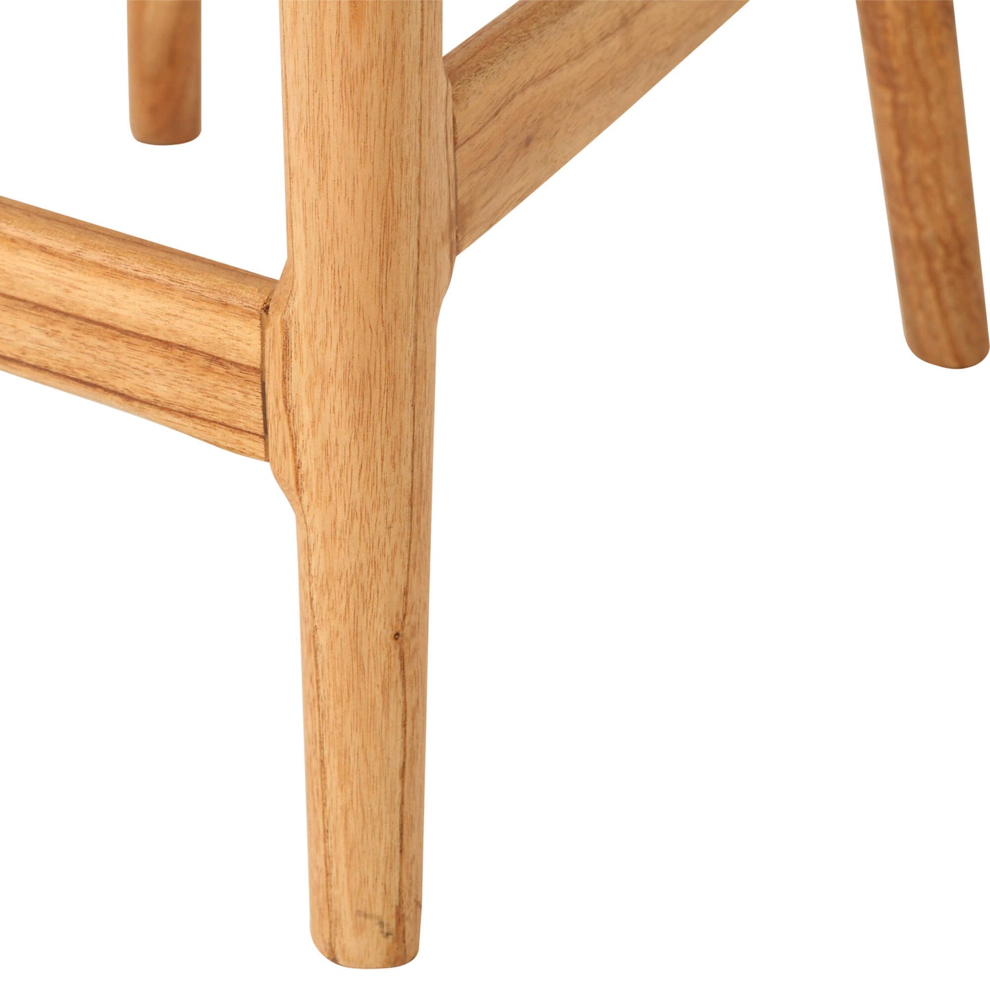 Natural Wooden Rattan Bar Stool