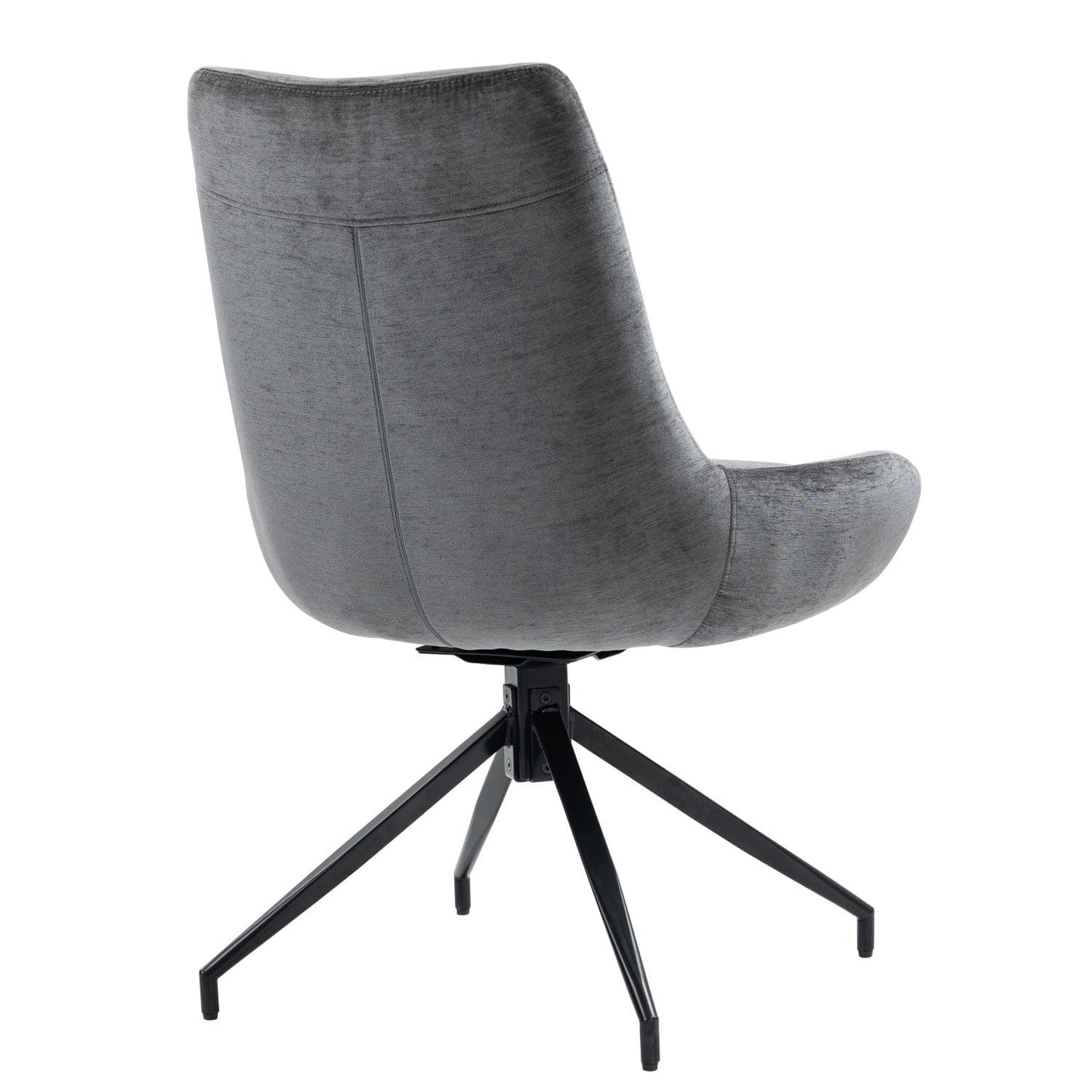 Garland | Modern Metal Fabric Dining Chair | Anthracite