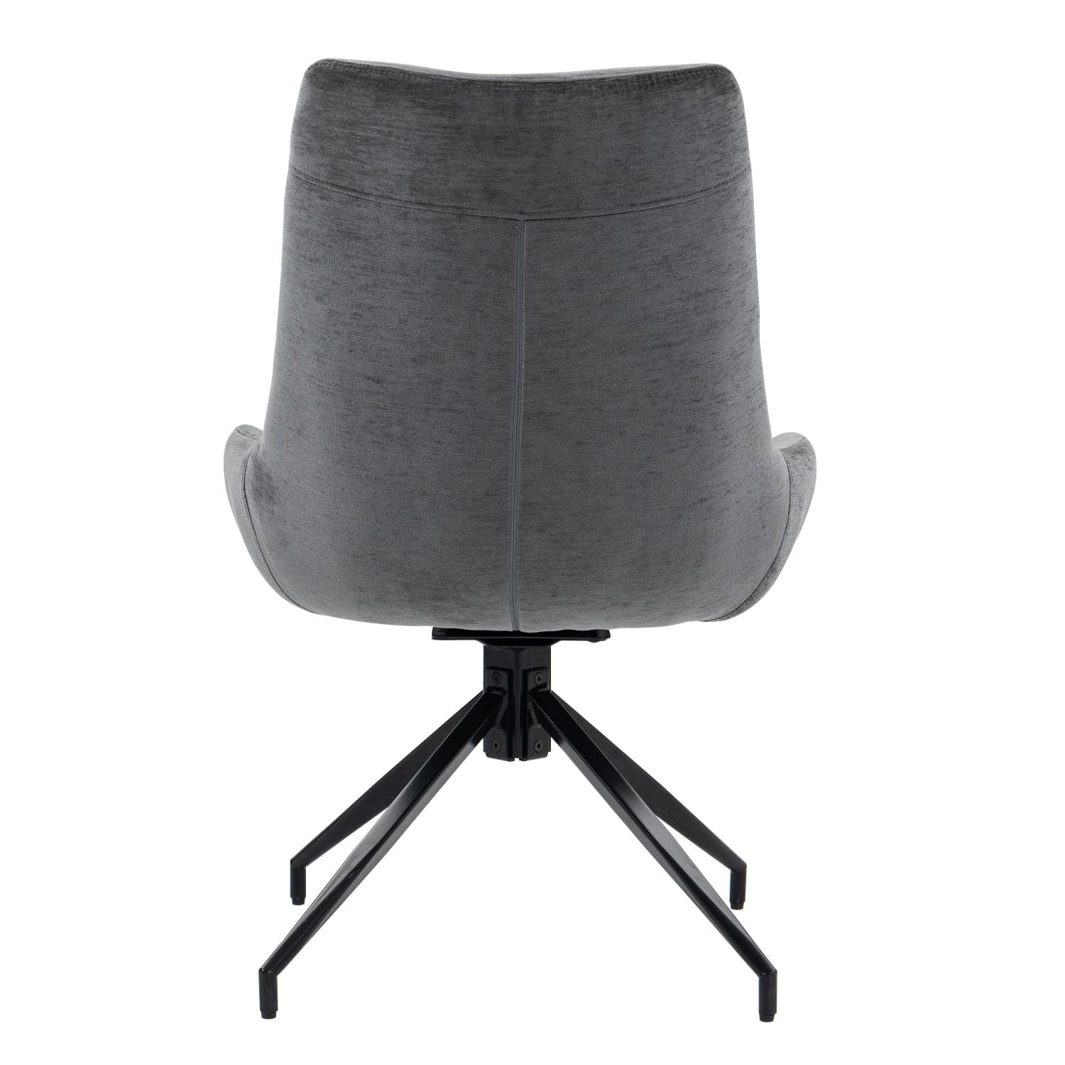 Garland | Modern Metal Fabric Dining Chair | Anthracite