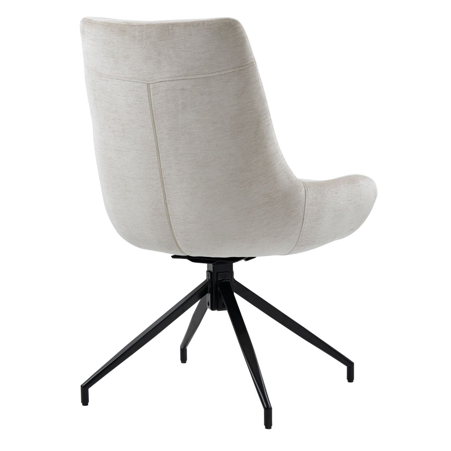 Garland | Modern Metal Fabric Dining Chair | Beige