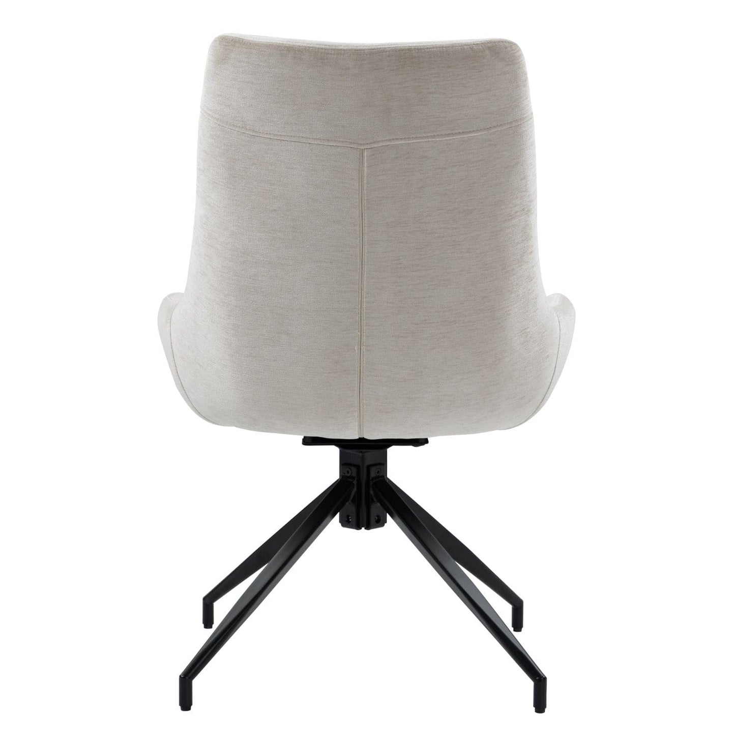 Garland | Modern Metal Fabric Dining Chair | Beige