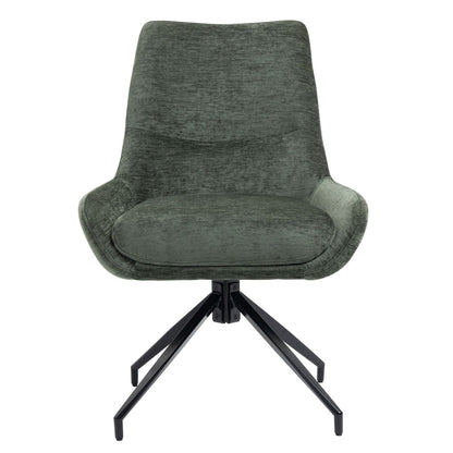 Garland | Modern Metal Fabric Dining Chair | Hunter