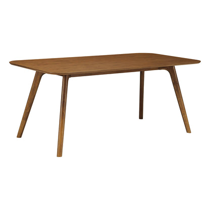 Granada | Modern Natural Walnut 1.8m Wooden Rectangular Dining Table | Walnut