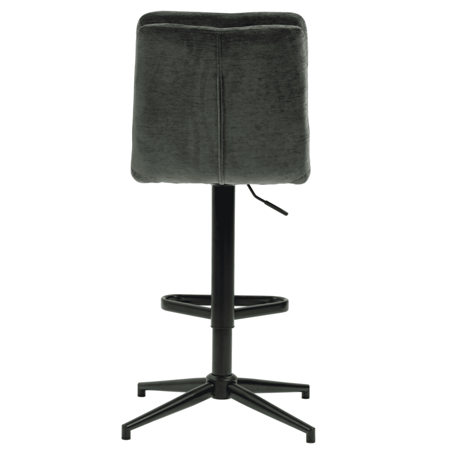 Hampshire | Modern Adjustable Padded Fabric Bar Stool | Hunter