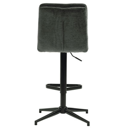 Hampshire | Modern Adjustable Padded Fabric Bar Stool | Hunter