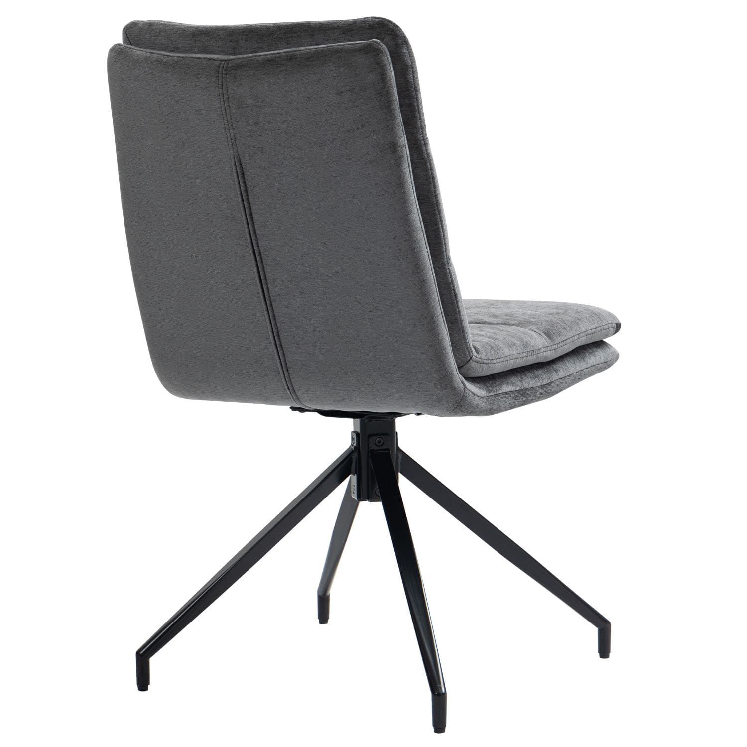 Hampshire | Modern Metal Fabric Dining Chairs | Set Of 2 | Anthracite