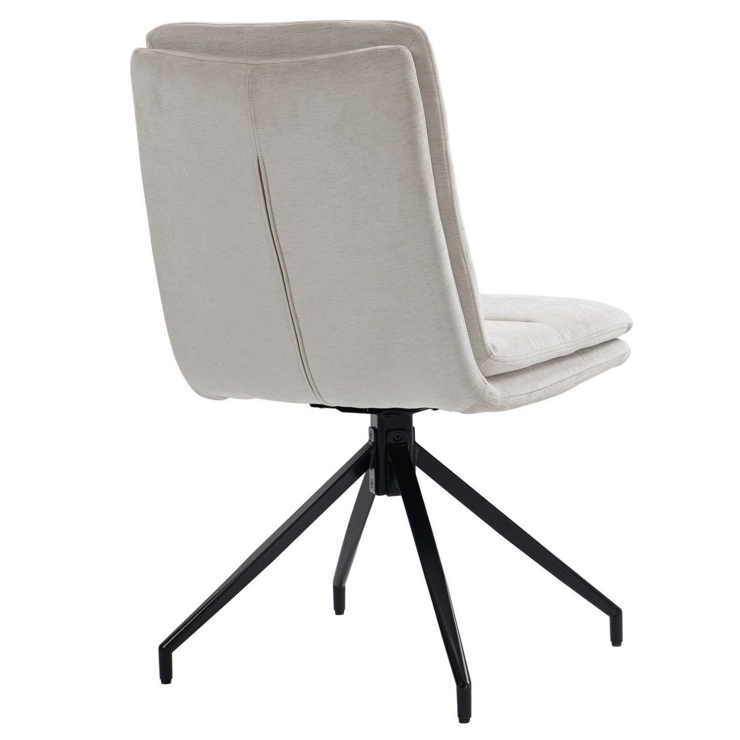 Hampshire | Modern Metal Fabric Dining Chairs | Set Of 2 | Beige