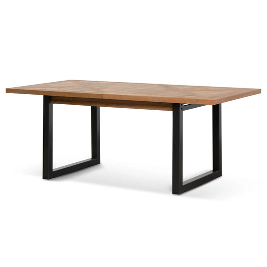 Havelock | 6-8 Seater Extendable Natural Oak Wooden Dining Table