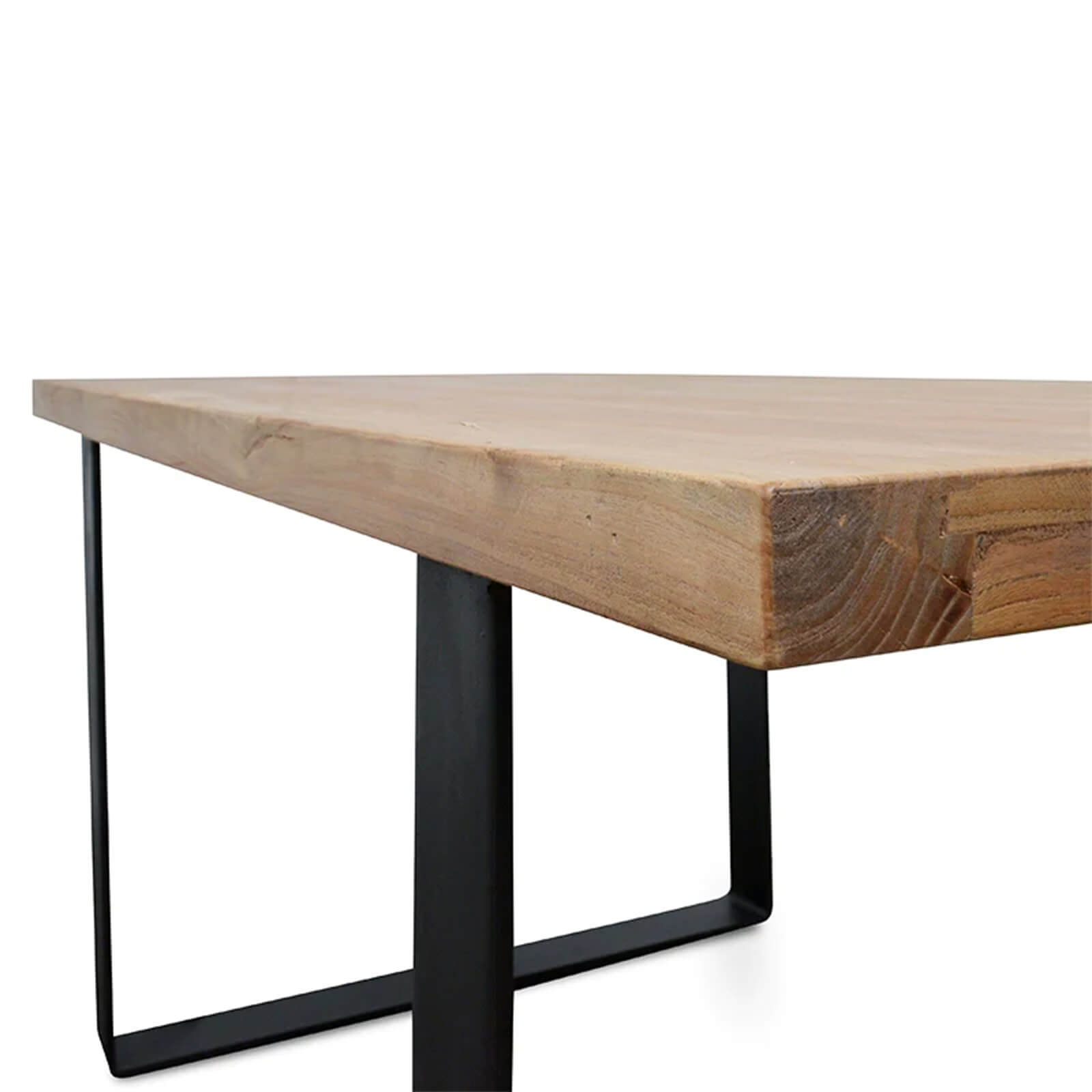 Huntley | Reclaimed Natural Elm Rectangular 1.7m Wooden Dining Table | Natural