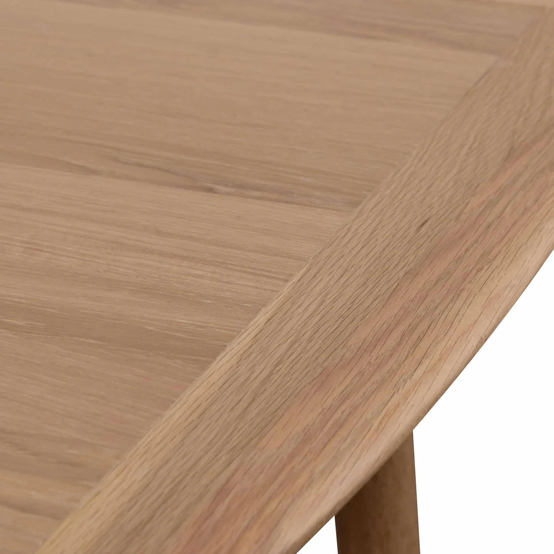 Kingscote | Natural Oak 1.6m Extendable Rectangular Wooden Dining Table