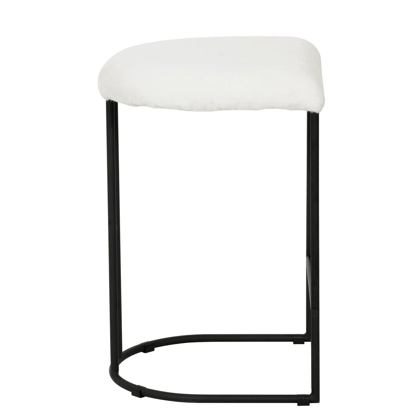 Kirra | Modern Metal Fabric Bar Stools | Set Of 2 | White rabbit