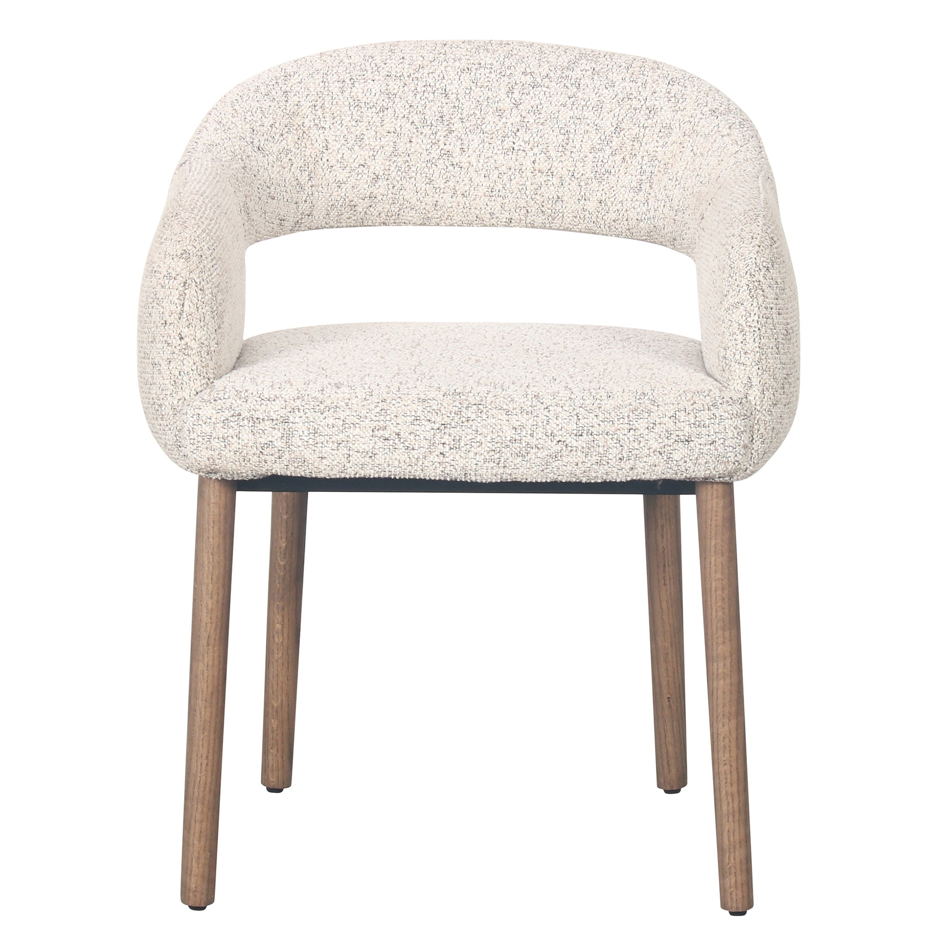 Macquarie | Sand Fabric Modern Dining Chairs With Arms | Sand