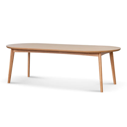 Mantra | Natural Oak 2.4m Oval Wooden Dining Table