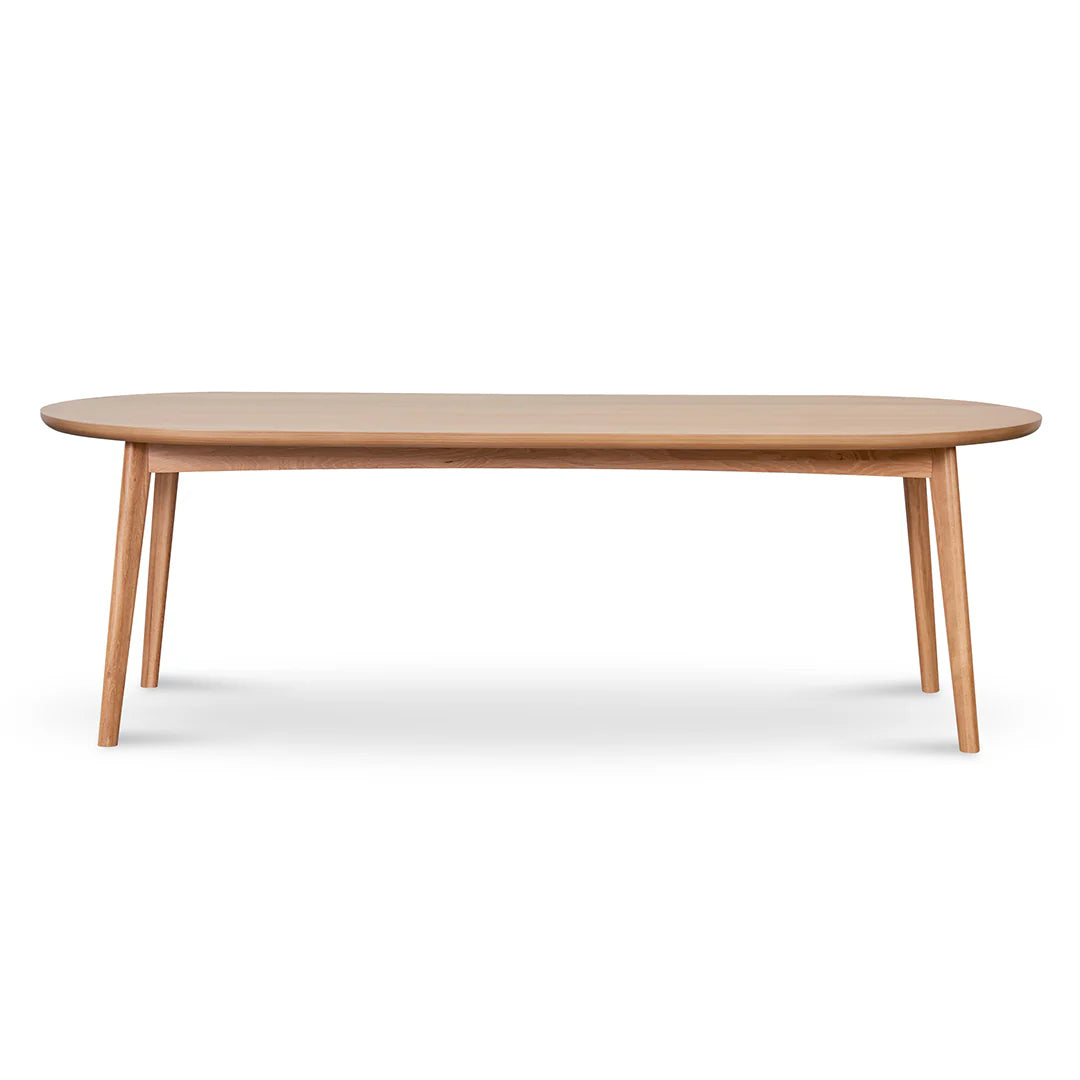 Mantra | Natural Oak 1.85m Oval Wooden Dining Table