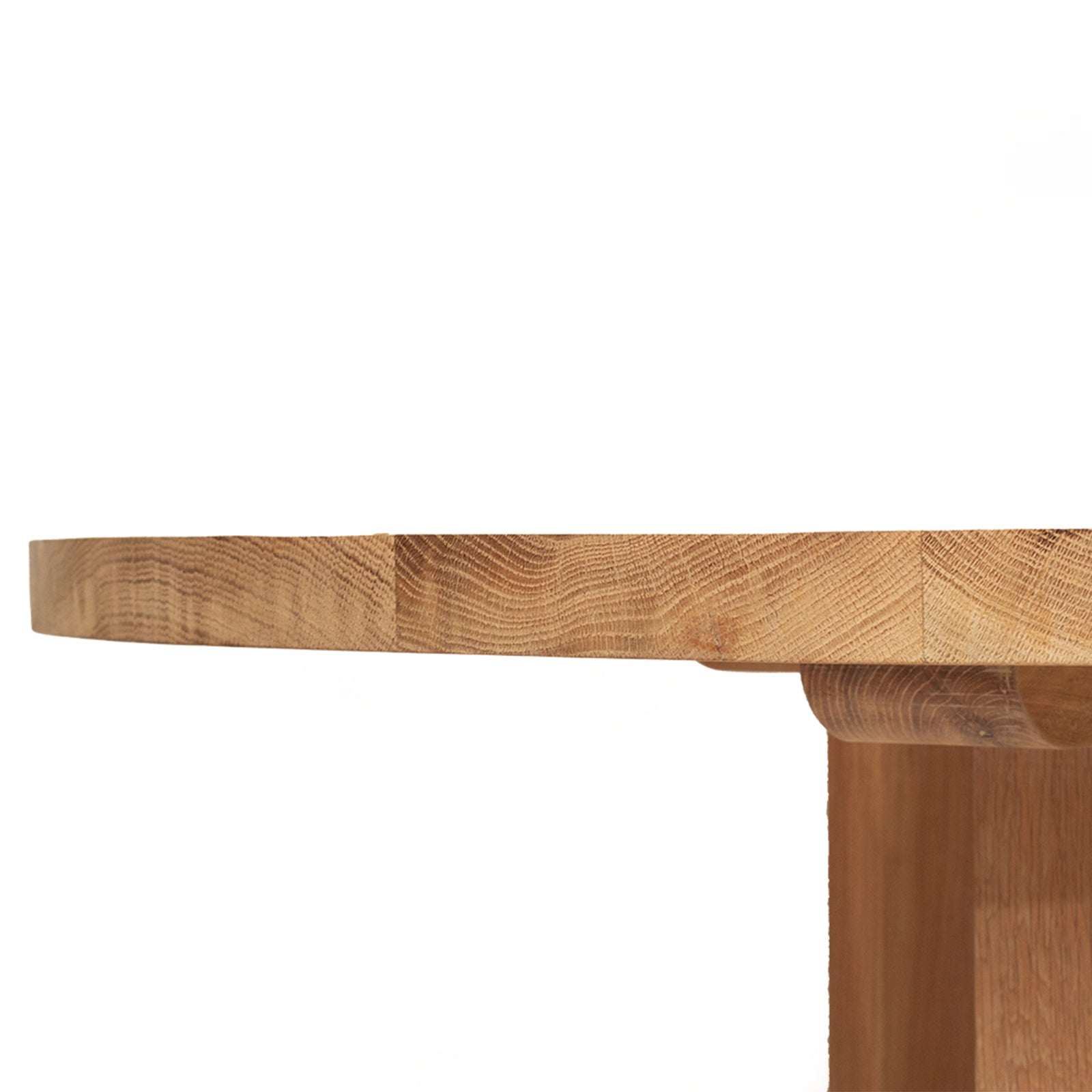 Marina | 1.8m Coastal Natural Wooden Round Dining Table